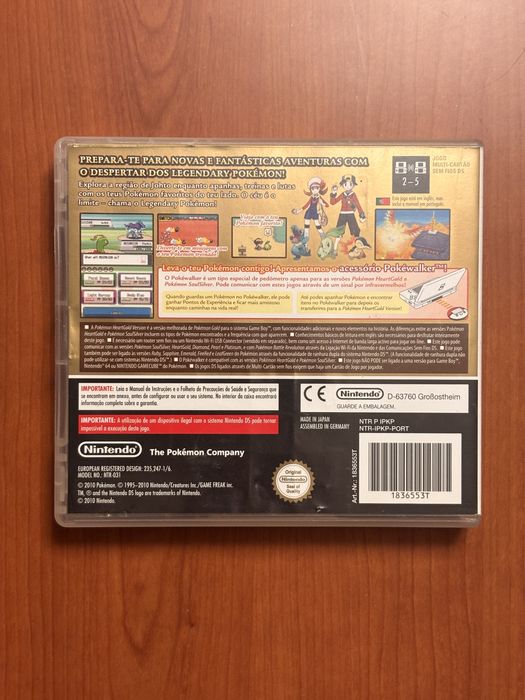 Pokémon Heart Gold Version Nitendo DS