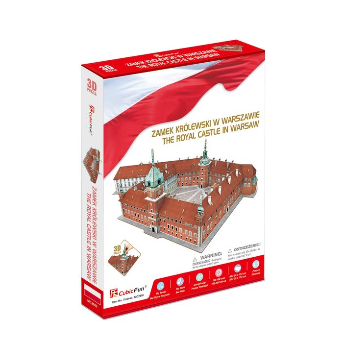 Puzzle 105 3D Zamek Królewski. Nowy Produkt