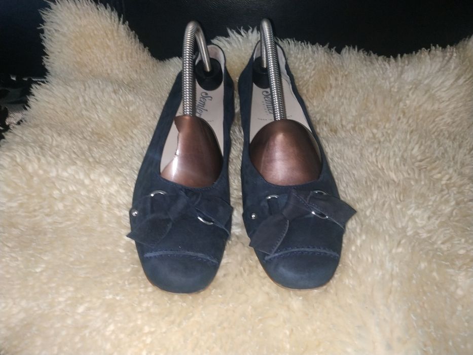 Semler балетки темно сині замша 41 р