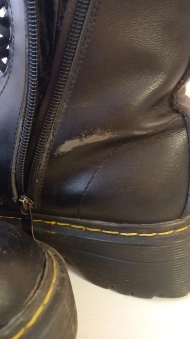 Ботинки натуральная кожа и мех 39 размер dr.Martins