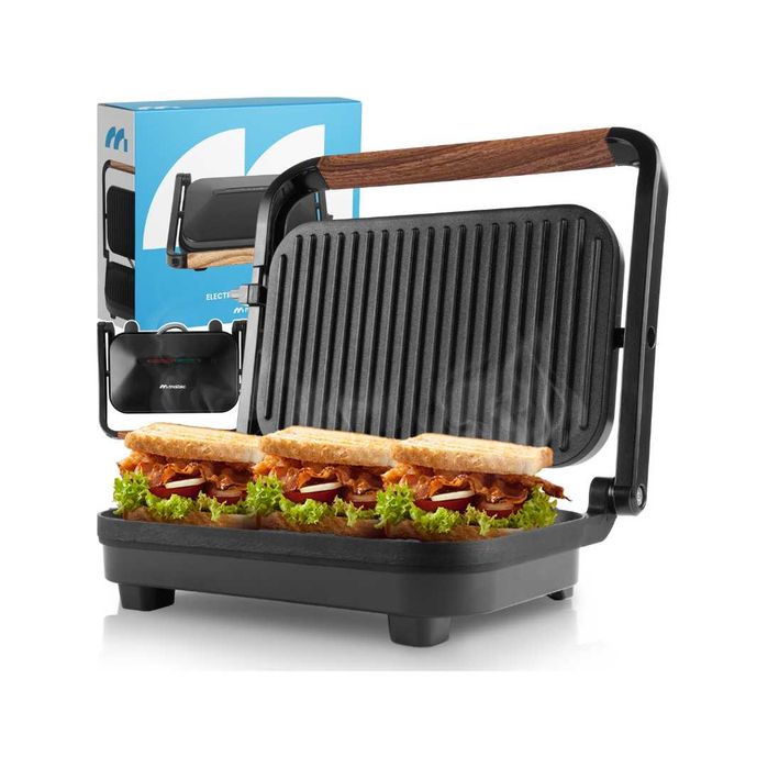 Grill Elektryczny Opiekacz Do Kanapek Panini Toster Składany Non-Stick