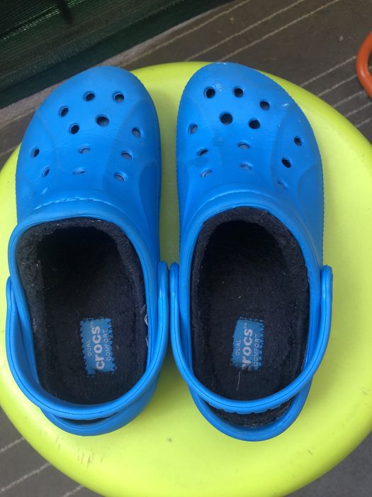 CROCS r. 12/13 ocieplane / kapcie/trepki