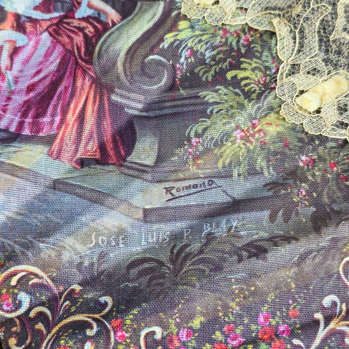 Leque Antigo / Vintage José Luis P. Blay — Cena Romântica com Renda