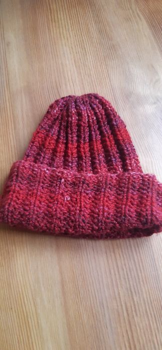 Ciepła czapka  handmade