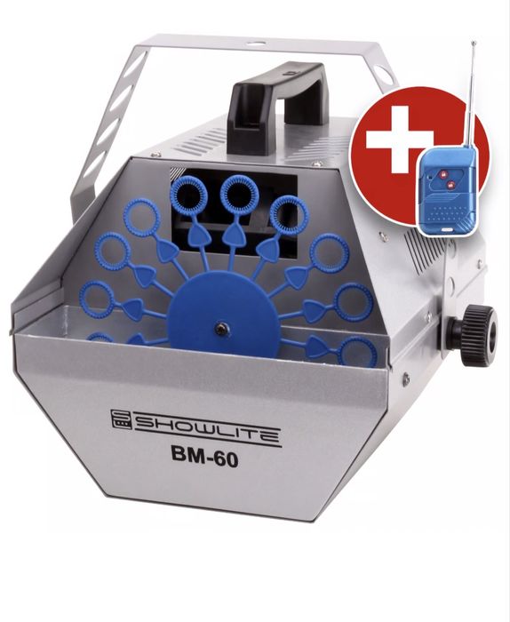 Maszyna bąbelkowa Showlite BM-60 z pilotem