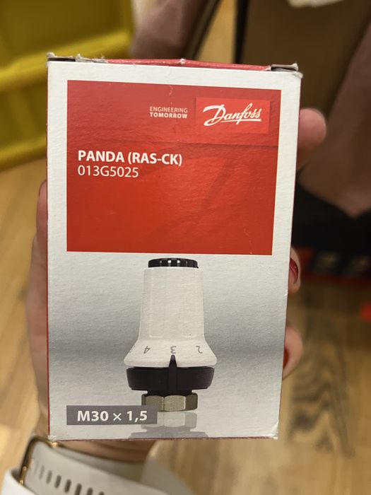 M30x1,5  Termostat do kaloryfera PANDA  - NOWY