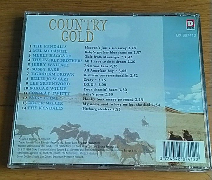 4 CD - Colectanea Musica Country Gold
