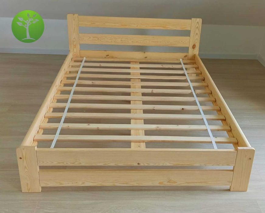 NOWE Łóżko sosnowe 140x200 + Stelaż INNE WYMIARY Gwarancja! DPD 0zł
