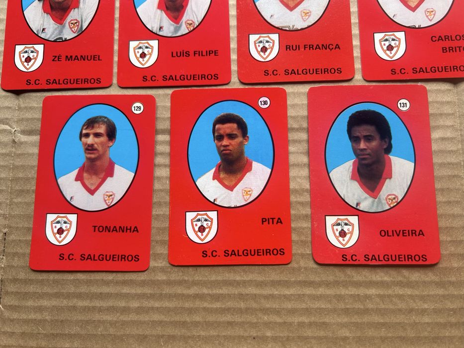 Equipa do Salgueiros 87/88 calendários futebol