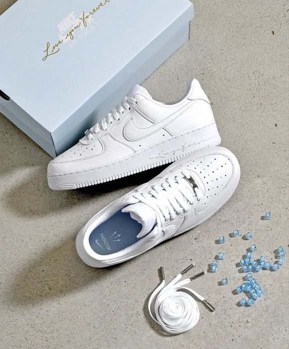 Nike air force x nocta, Найки білі нокти