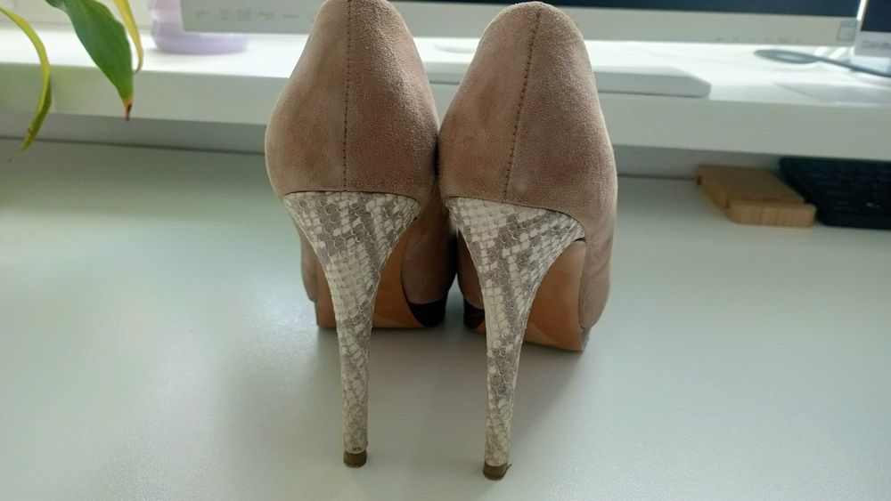 Eleganckie szpilki na platformie ZARA Woman, rozmiar 39