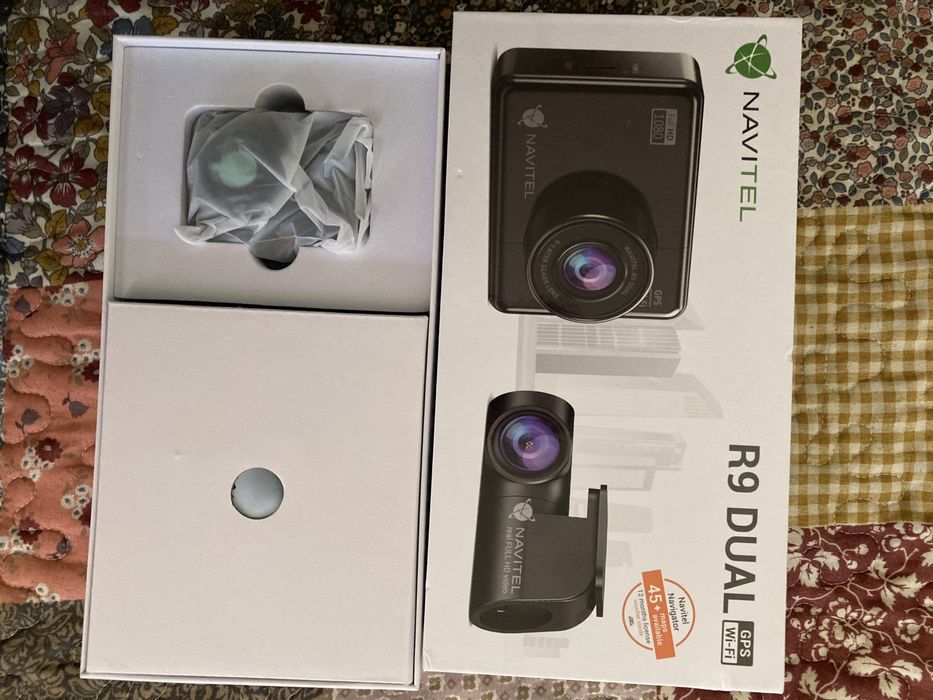 Wideorejestrator NAVITEL R9 DUAL (Przód + Tył) | GPS, Wi-Fi | NOWY!
