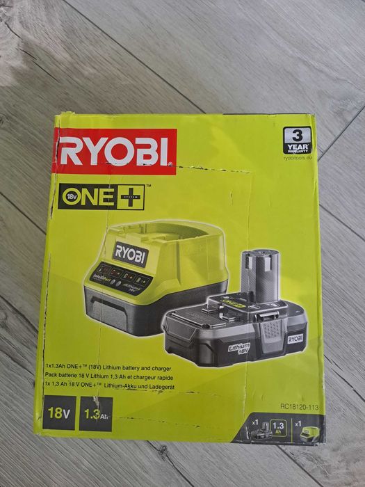 bateria+ładowarka RYOBI RC18120-113 1.3aH nowa