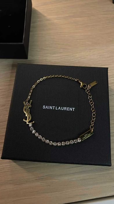 Zlota bransoletka Saint Laurent