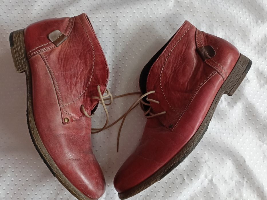 Buty skórzane męskie