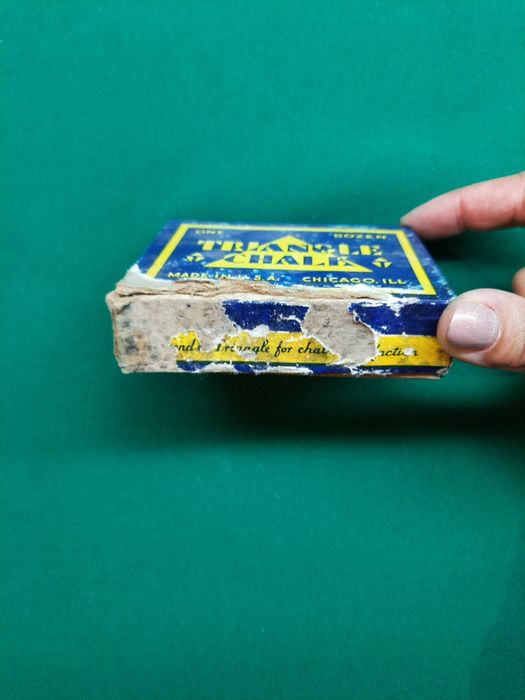 Triangle Chalk" Billiard Cue Chalk Box64552028067329123