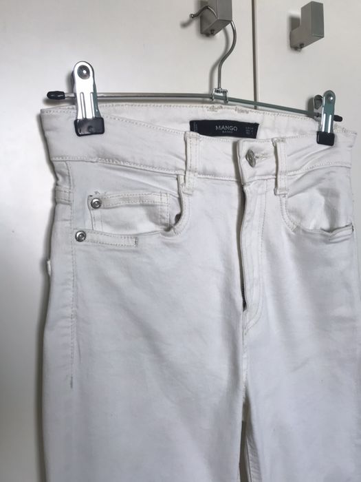 White Trousers MANGO (34), Like New
