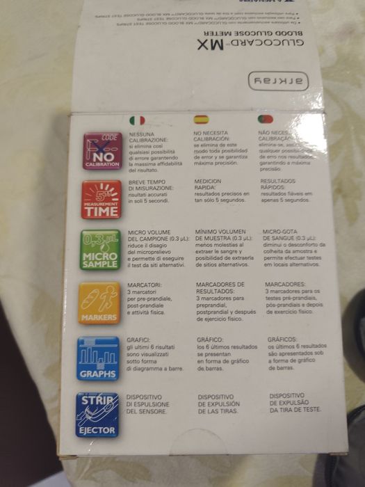 Medidor para autocontrole de glicémia