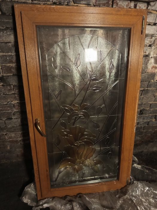 Okno złoty dąb 86x152