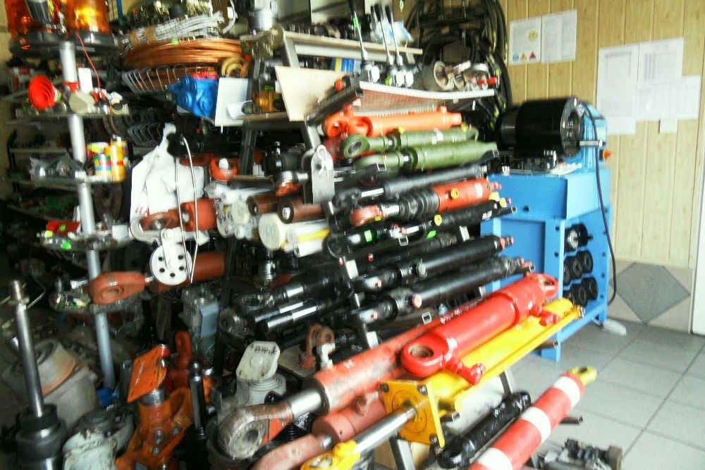 Siłownik hydrauliczny do łuparki rębak prasa podpora