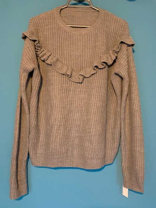 Sweterek szary Miss Selfridge oversize