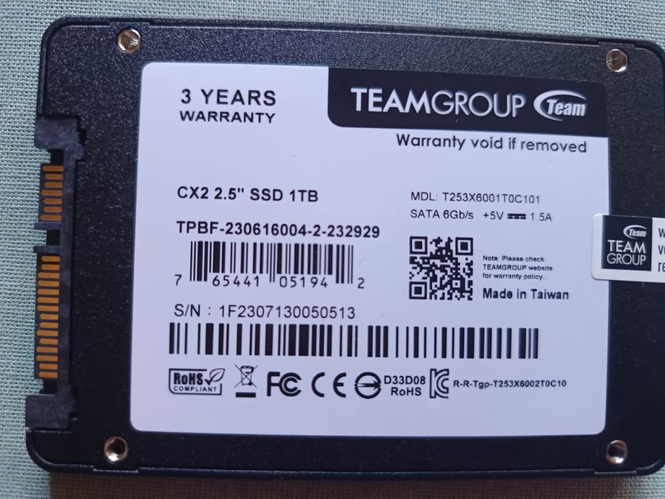 Disco SSD 2,5 CX2 SATA 1Tb