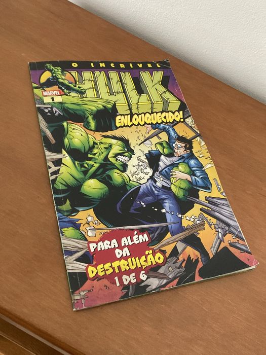 O incrível Hulk Enlouquecido Volume 1 de 6 Marvel 2003