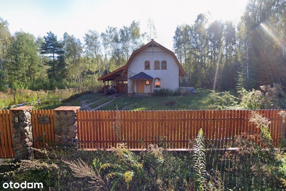 Dom ekologiczny, super oszczędny, z gliny lekkiej, przy lesie, 156 m²