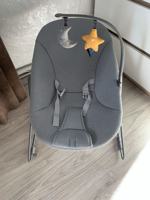Шезлонг-гойдалка Kinderkraft Calmee Grey