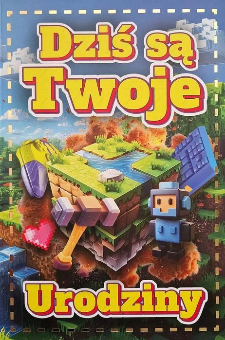 Karnet urodziny dla gracza. Nowy Produkt