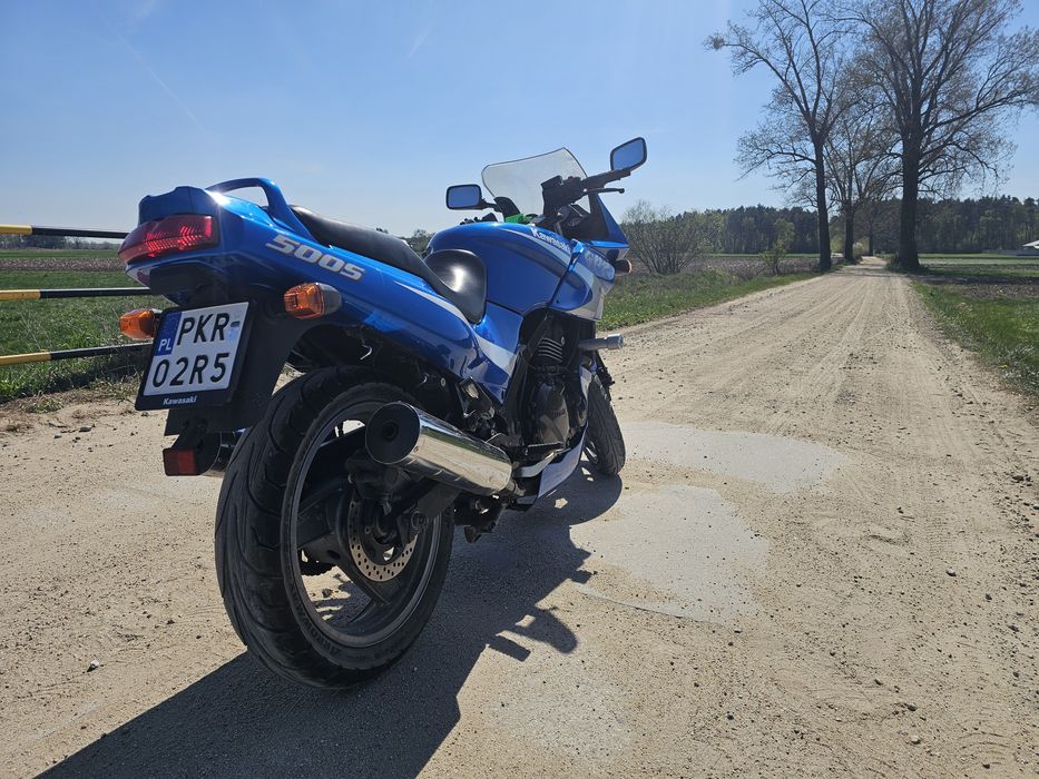 Kawasaki GPZ500 zarejestrowany