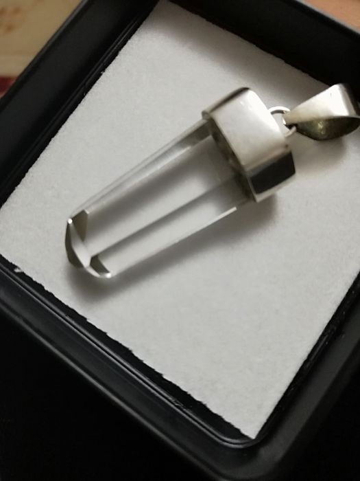 Cristal (em prata) para fio