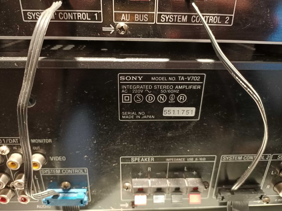 Wzmacniacz i Tuner Sony TA-V702