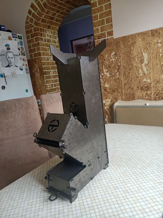 Турбо пічка на дрова