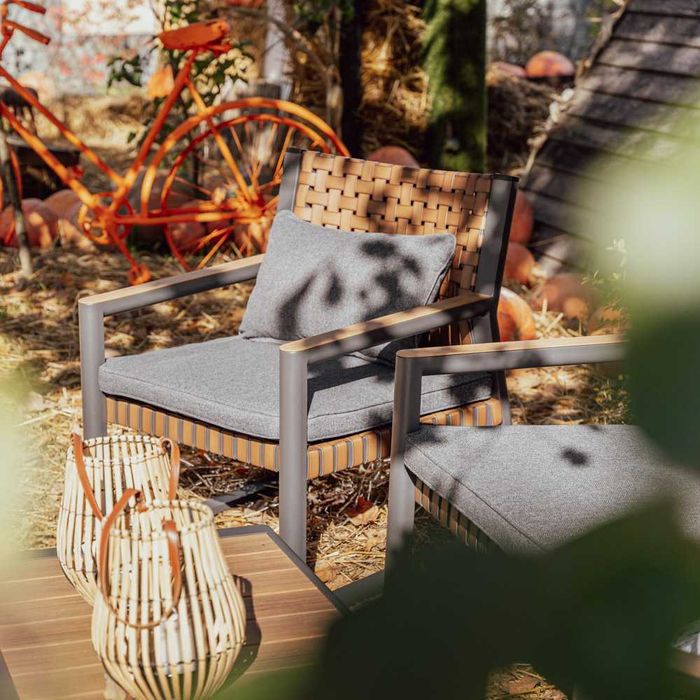 Zestaw Mebli Ogrodowych TEXAS z Sofą Fotelami i Stolikem Kawowym SZARY