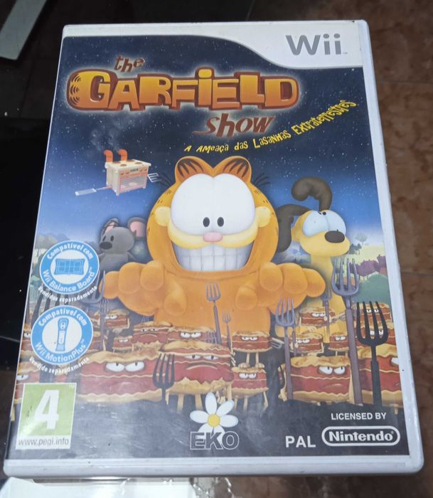 Jogo nintendo Wii Garfield, não respondo a SMS.