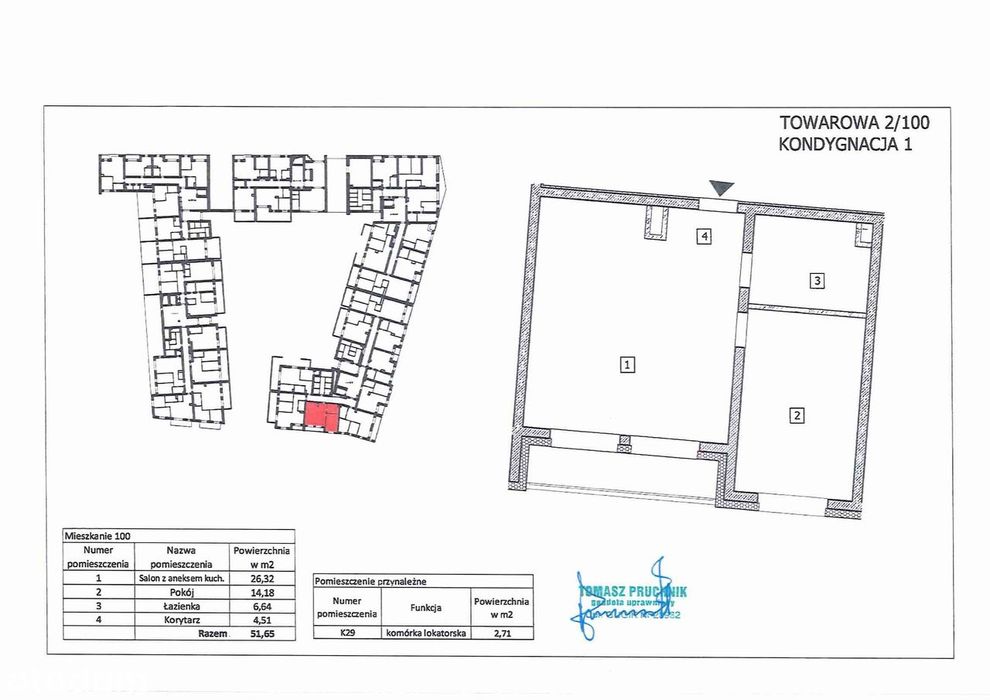 2-pokojowe mieszkanie 51m2 Bez Pośredników