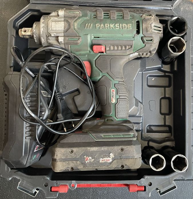 Акумуляторний ударний гайковерт Parkside PASSK 20-Li A1