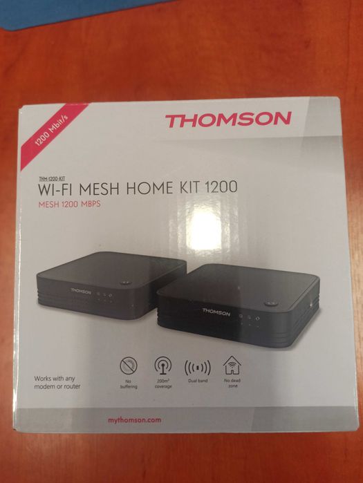 Wi-Fi Mesh home kit 1200 Thomson 
dwa routery w zestawie nowe