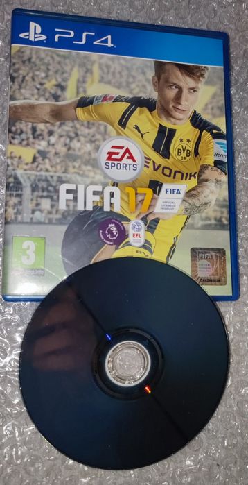 Płyta z grą FIFA-17  PS4 (+PS5) - Sony Playstation 4 + PS5 (original).