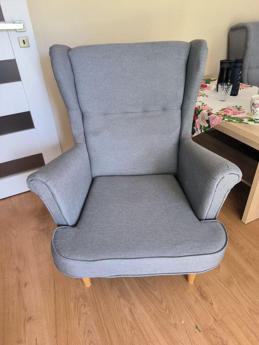 Fotel uszak szary 2 szt.