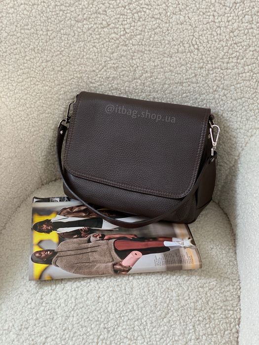 Італійська шкіряна сумка кросбоді. Кожаная сумка кроссбоди итальянская