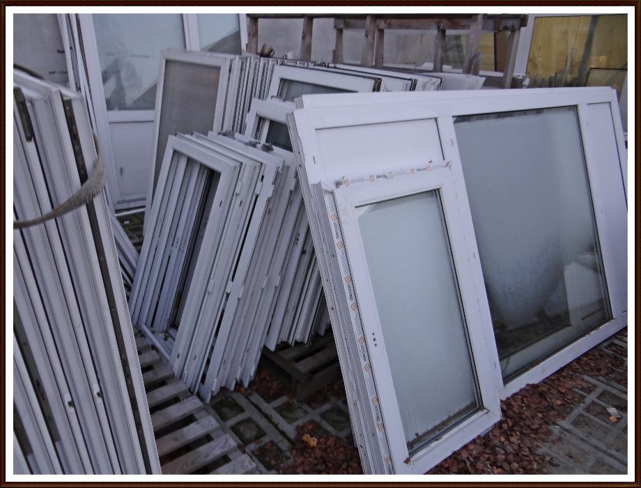 Skup okien i drzwi używanych PCV i Alu, każda ilość! Polska cały kraj