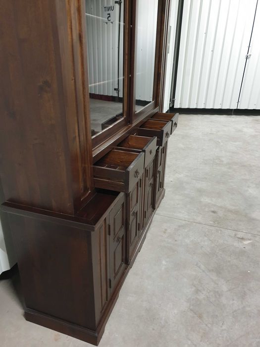 Witryna kredens biblioteczka kolonialna Palisander Indyjski. Dostawa.