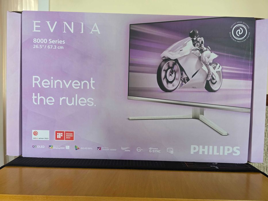 Monitor Philips Evnia 27M2N8500/00 26.5" QD-OLED 2560x1440px 360Hz 0.03 ms