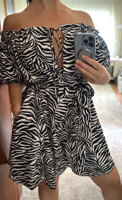 Комбінезон літній зебра 54р / 2ХЛ/3ХЛ