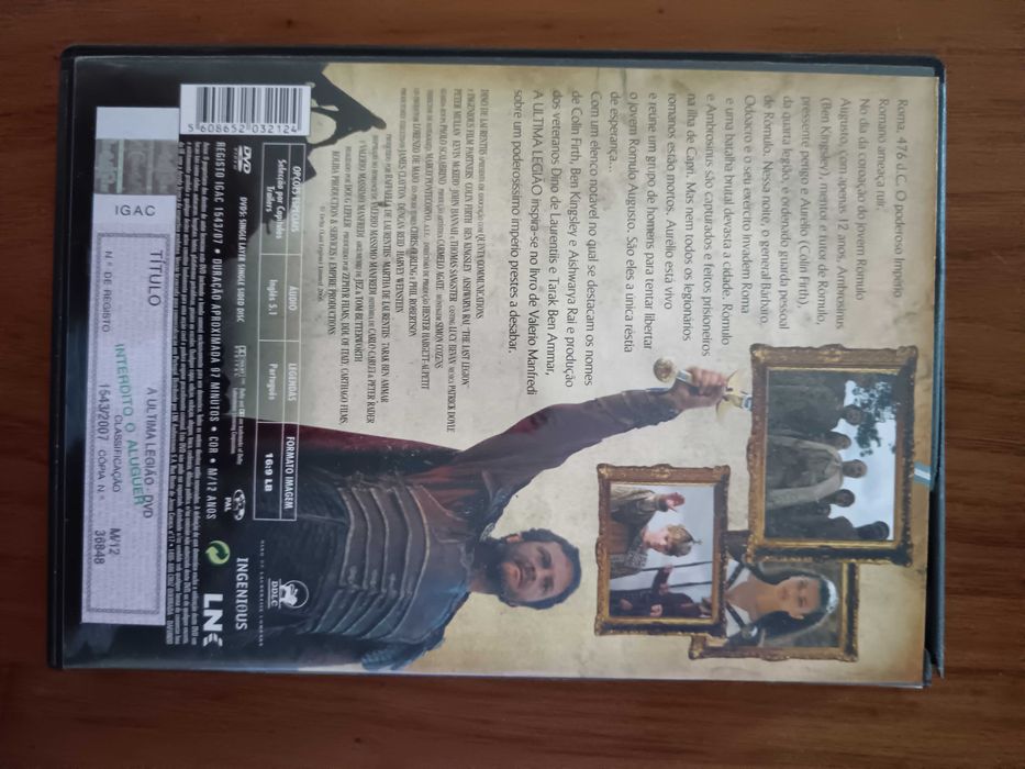 filme dvd original - a ultima legião