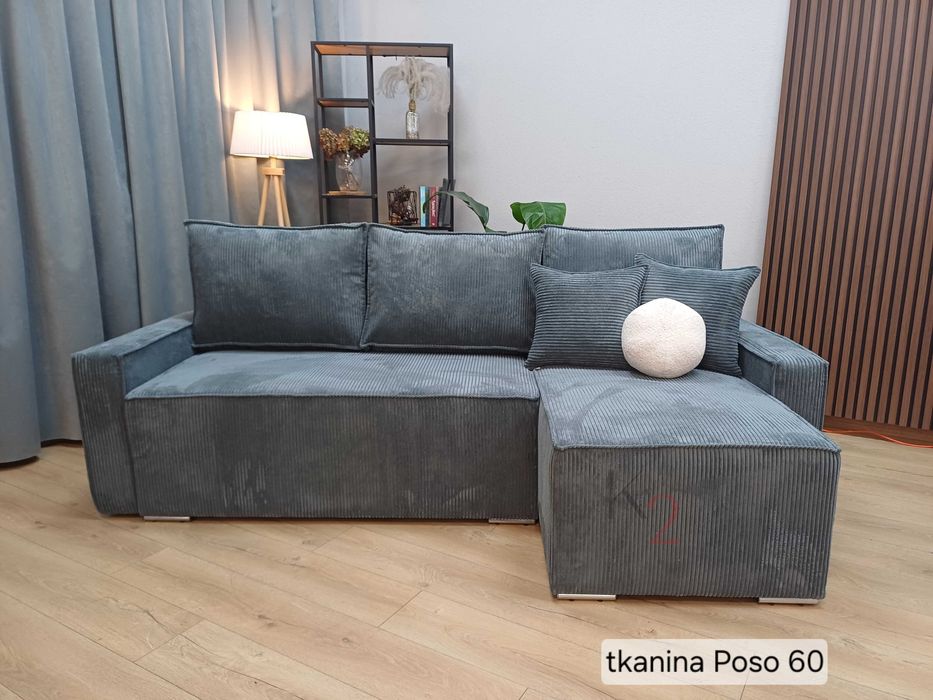 Narożnik Fabio Sofa Kanapa USB Rogówka Łóżko BONELL Fotel POD WYMIAR