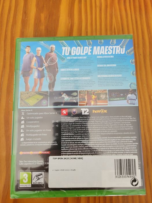 Topspin 2k25 xbox series