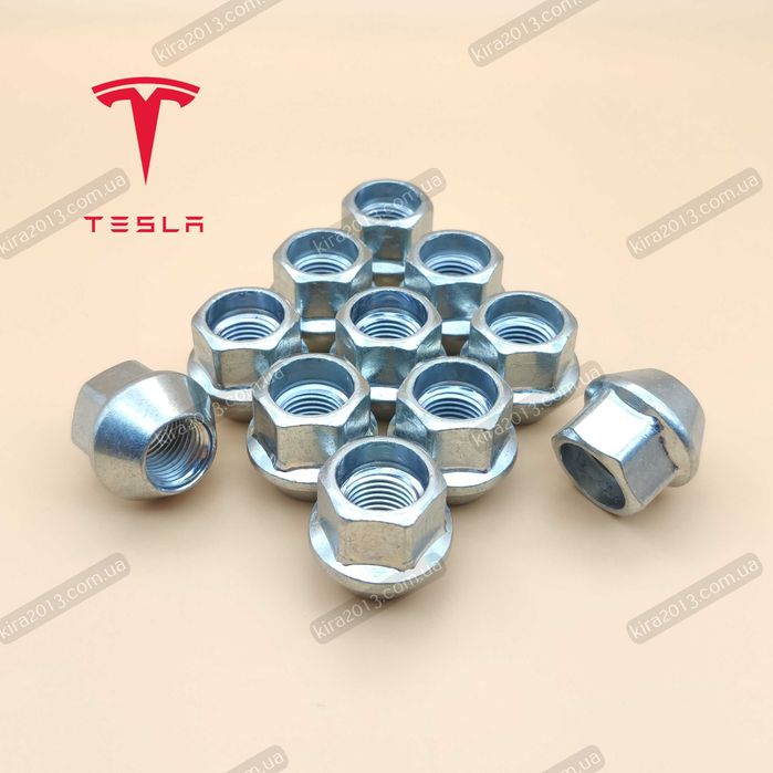 Колесная гайка Тесла 3 Гайки Tesla Model 3 М14х1,5 высота 25мм ключ 21